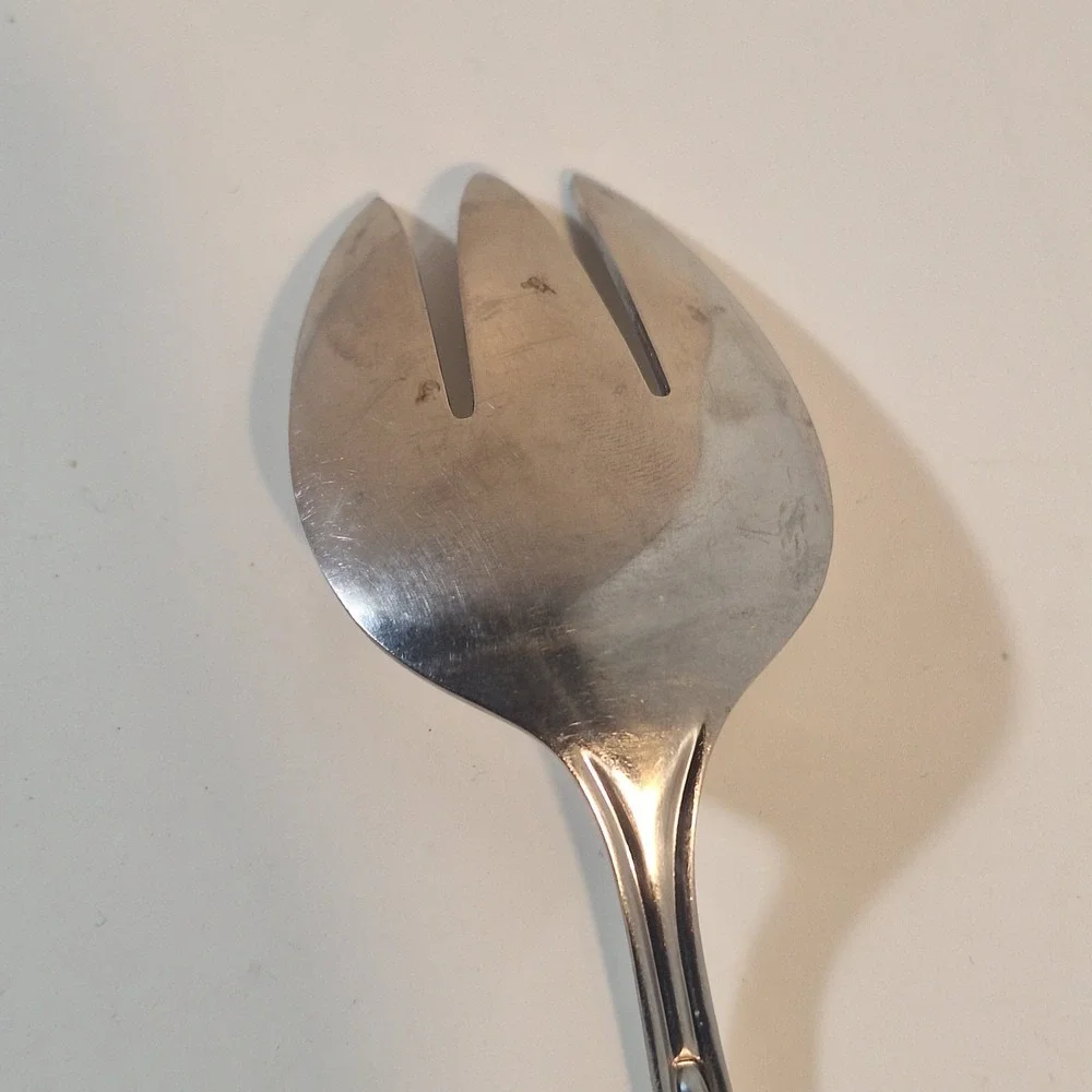Modern Living - Rogers Cutlery Co Satin Stainless Meat Serving Fork